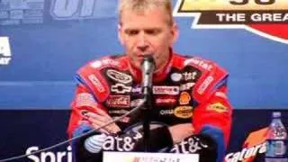 Jeff Burton talks about bump drafting