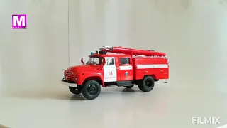 M MODELS - Nr. 77 - ZIL 130 AC40 - ПОЖАРНАЯ ОХРАНА - ЗИЛ 130 - АЦ 40 - AVTOISTORIA