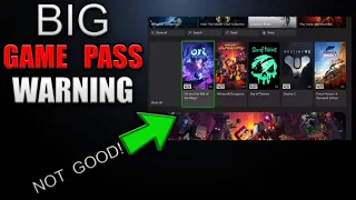 Microsoft Issues Huge Warning To Xbox Game Pass Subscribers! It's Bad If You Do This!