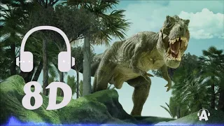 Cerca de un Dinosaurio! Colócate los audífonos y disfruta esta sinfonía | Audio | 8D |