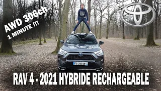 TOYOTA RAV 4 306ch HYBRIDE RECHARGEABLE - en 1 Minute !!