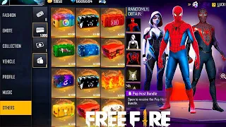 NEW WORLD RECORD 🌍 1 HOURS OPENING BOXES IN FREE FIRE🔥🔥OPENING CRATES FREE FIRE 📦😲LEPAO FREE FIRE