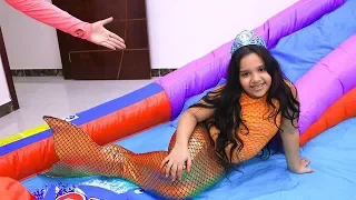 شفا تحولت لحورية البحر الصغيرة ! !Shfa turned to a little mermaid