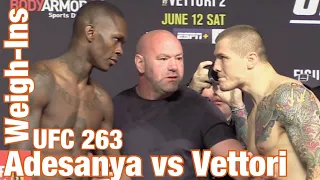 UFC 263 CEREMONIAL WEIGH-INS: Israel Adesanya vs Marvin Vettori