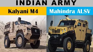 Kalyani M4 Armoured Defence Vehicle & Mahindra ALSV