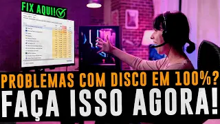 COMO RESOLVER DISCO EM 100% DE USO ! JOGO OU WINDOWS TRAVANDO MUITO ? RESOLVA AGORA ! DISK 100 FIX