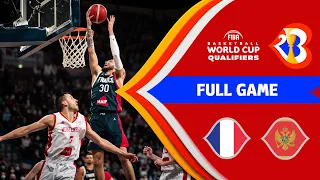 France v Montenegro | Full Game - FIBA Basketball World Cup 2023 - European Qualifiers