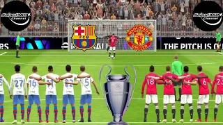 Barcelona FC vs FC Manchester United Penalty Shootout | Final UEFA Champions League | Efootball 2024