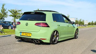 Modified Volkswagen GOLF 7 GTI/R Compilation | Launch Controls, Crackles, Accelerations, ...