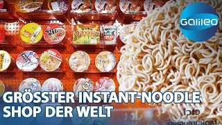 Bis zu 400 Sorten! Der größte Instant-Noodle Shop der Welt | Galileo | ProSieben |