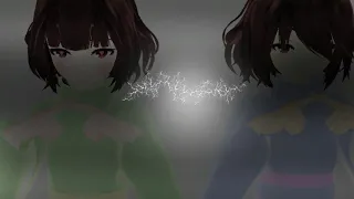 [MMD X UNDERTALE] wolf in sheep's clothing|Frisk,Chara.