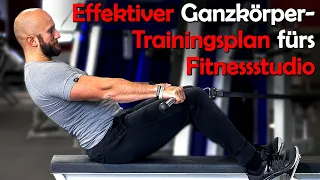 Effektiver Ganzkörper-Trainingsplan fürs Gym. Das solltest du wissen!