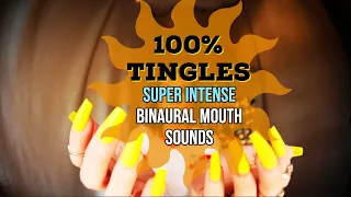 ASMR 100% Tingles: Super Intense Binaural Mouth Sounds & anticipatory breathing (8D audio)