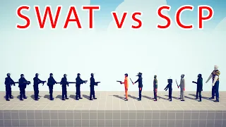 SWAT Team vs SCP Team - Totally Accurate Battle Simulator TABS