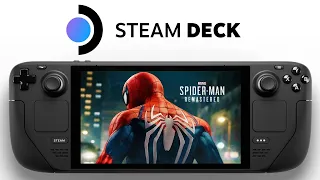 Spider-Man Remastered Steam Deck | Performance Boost | Full Battery Benchmark