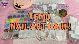 Temu Cheap Nail Art Products Haul - Unbox With Me (January 2024)!