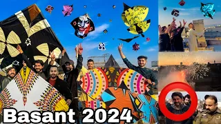 Rawalpindi Basant 2024 City Basant ! Police a gai thi😱|| 14 githi ko kaat dea🤣