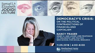 Nancy Fraser: Samuel L. and Elizabeth Jodidi Lecture