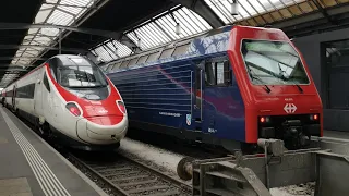 Zurich Trainstation International Traffic