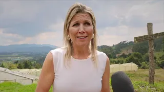 Queen Máxima gives a recap of her first day in Colombia