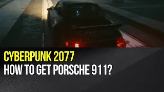 Cyberpunk 2077 - Chippin' In quest - Porsche 911 Turbo free car