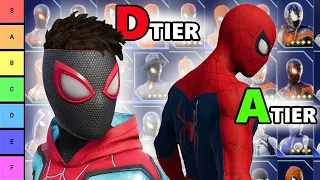 RANKING ALL 68 SPIDER MAN 2 SUITS (TIER LIST VIDEO)