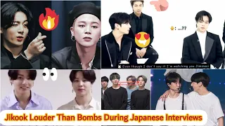 [POR,French SUB] JIKOOK ||KOOKMIN Louder Than Bombs During Japanese Interviews Shows