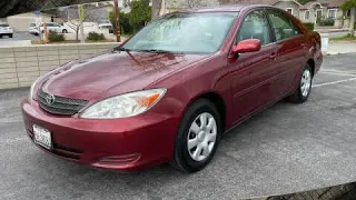 2004 Toyota Camry LE. 4 cylinder and one owner! 95k miles. It’s for sale!