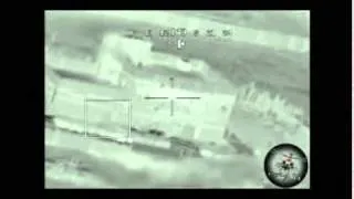 Apache Engage Insurgent Hideout With A Hellfire Missile In Iraq.mpg