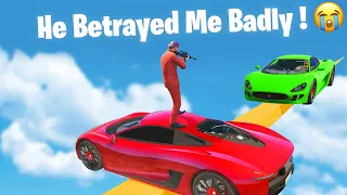 The Ultimate Betrayal 🥲 | GTA 5 Stunt Races - Black FOX