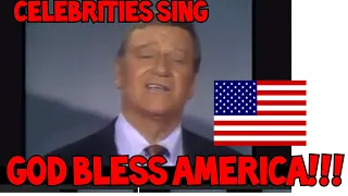 John Wayne & Friends Sing God Bless America