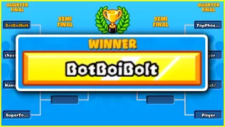 So I created a bloons td battles tournament and this happened...