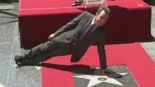 Breaking Bad star Bryan Cranston gets honoured on the Hollywood walk of fame