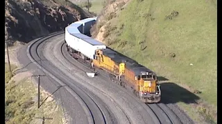 BNSF and UP in the Tehachapi Mountains, CA - April 1, 2000 Part 2