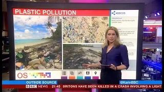 1 million plastic flip flops washes up on Cocos island (Indian Ocean) - BBC News - 16th May 2019