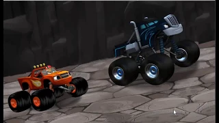 Вспыш и чудо машинки. гонки на острове драконов Blaze and the monster machines