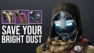 SAVE YOUR BRIGHT DUST For This Cayde-6 Armor + Returning Sets! - Season of the Wish