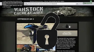 How to unlock oppressor MKII trade price. Step by step|GTAV Online