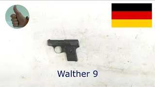 Walther 9 (Type I/early), 6,35 mm Browning (6,35x16 mmSR/.25 Auto)