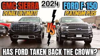 2024 Ford f150 Platinum Plus VS GMC Sierra Denali Ultimate: Did Ford Wreck The Expensive GMC???