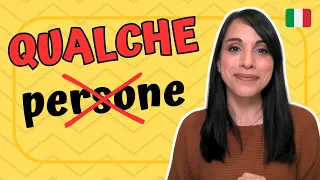 DON'T make this mistake! How to use QUALCHE in Italian