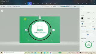 Crop Images in a Circle Shape with Paint 3D | All Versions I How to Crop Image in Circle in Paint 3D