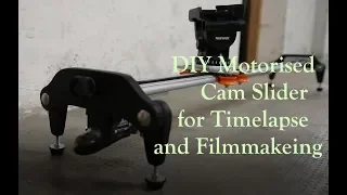 DIY Motorized Cam Slider for Filming and Timelapse