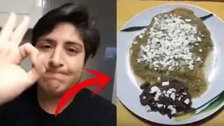 Cómo hacer enchiladas para pobres | Vídeo Reacción