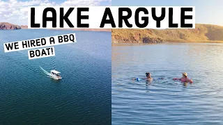 We Swam with 30,000 Crocs in Lake Argyle Australia! Western Australia Travel Vlog