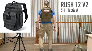 The new generation of 5.11 backpacks in the Rush series. Rush 12 V2