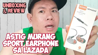 MURANG EARPHONE SA LAZADA NEWMSNR S2000 | UNBOXING & REVIEW | GilJamz TV