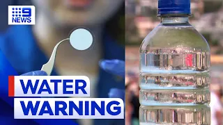 New discovery shows water bottles contain quarter of a million microplastics | 9 News Australia