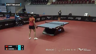 Chen Yi vs Elizabeta Samara | WS | WTT Contender Muscat 2022 (R16)