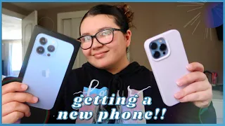 Finally Getting a New Phone (iPhone 13 Pro)!! *a mess* | Meghan Osley